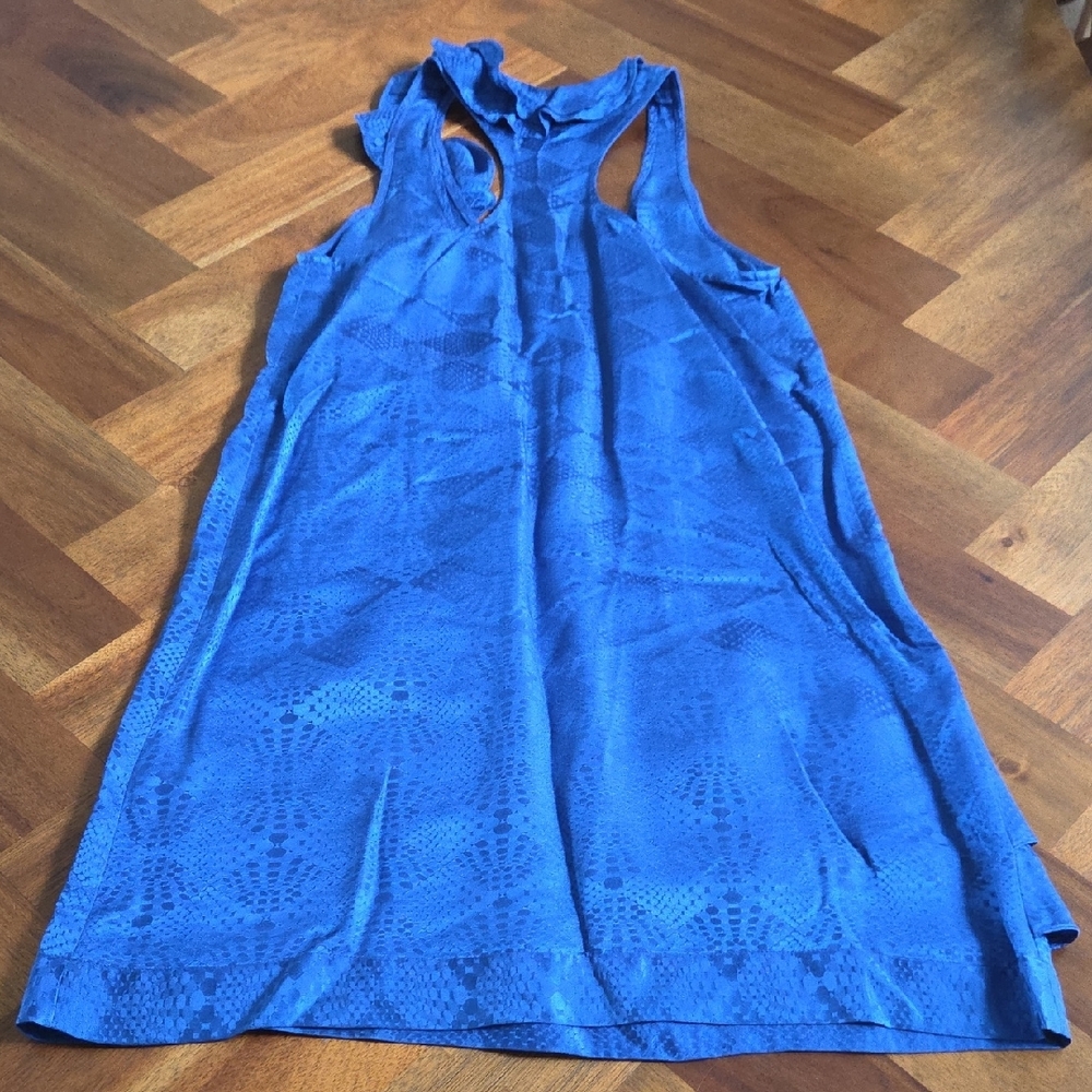 Cache Blue Ruffled Mini Dress - Picture 6 of 8